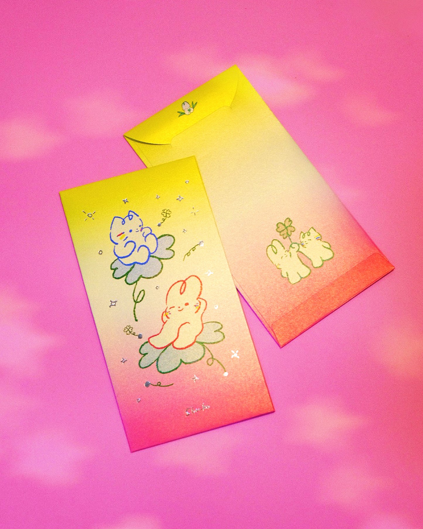 Aww! Series - Lucky Clover Red Envelope