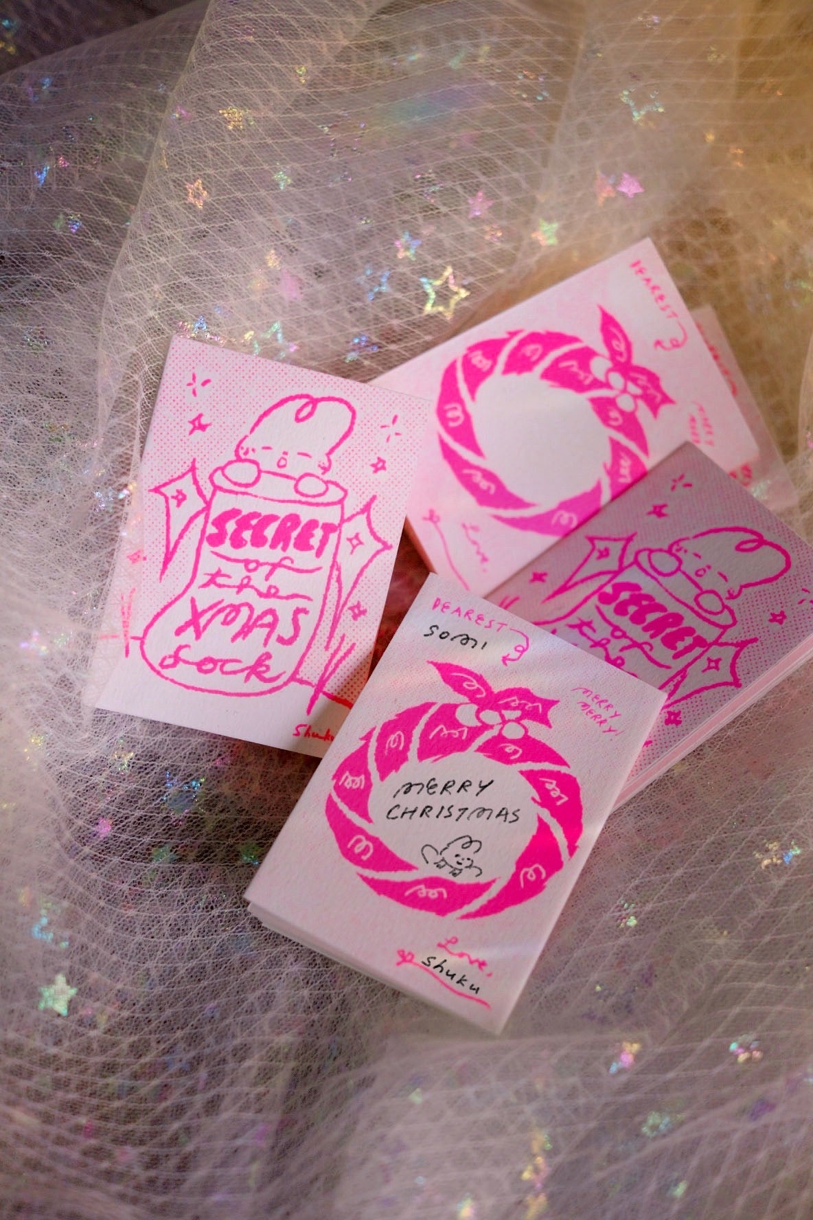 Mini Zine Card - Secret of the XMAS Sock