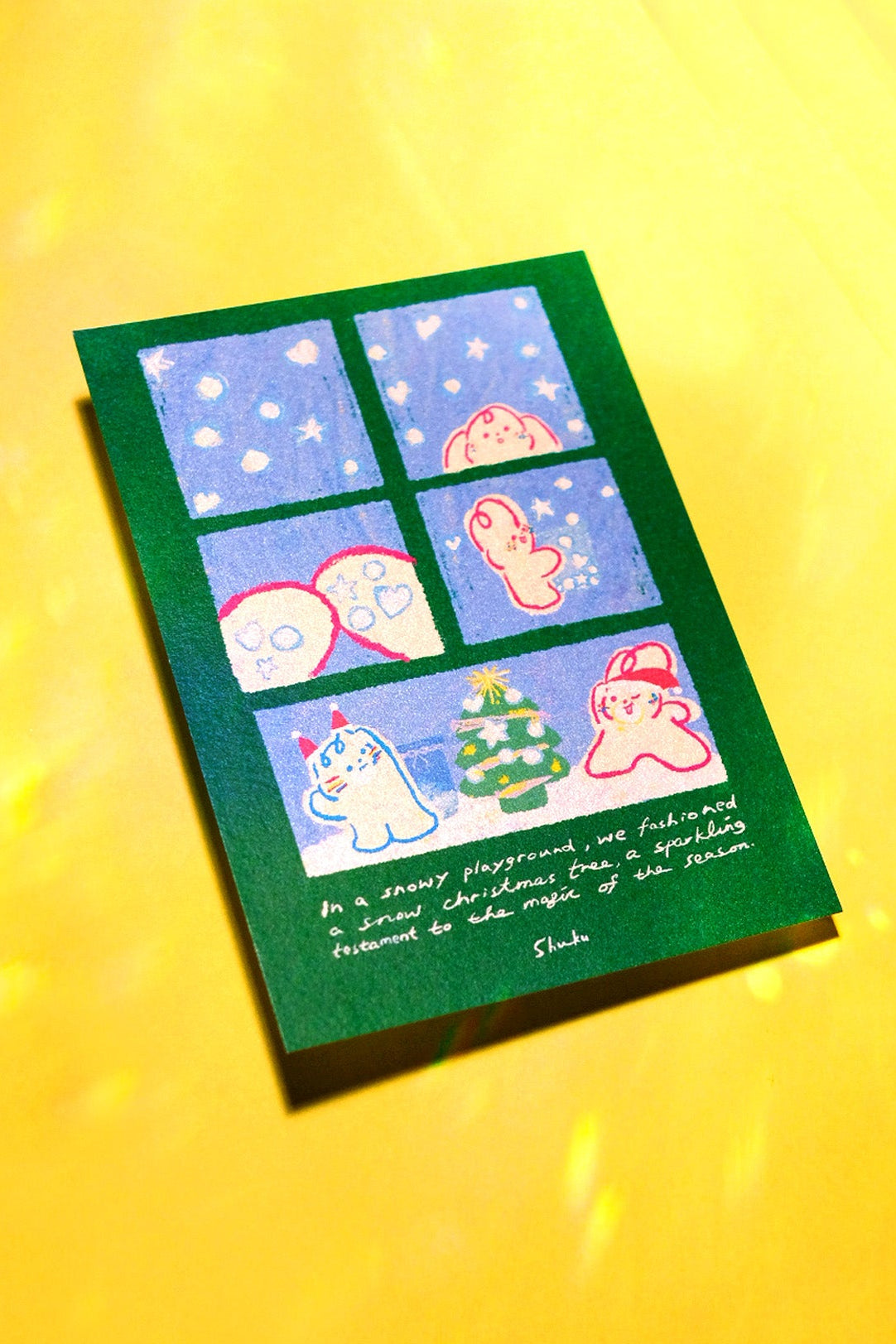 Christmas Card - Snowy Playground