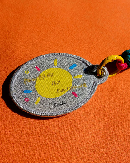 Sunshine Embroidered Keychain