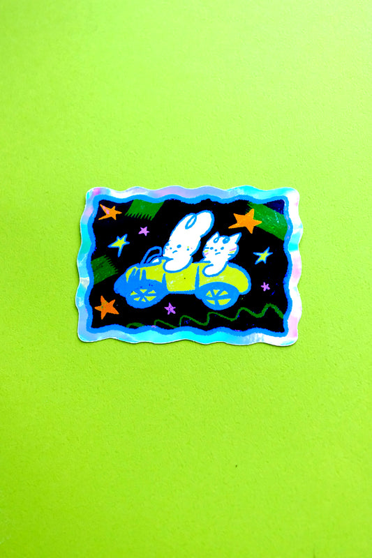 Escape Blue Planet Sticker