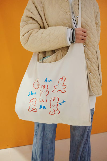 Tied String Knotted Tote Bag