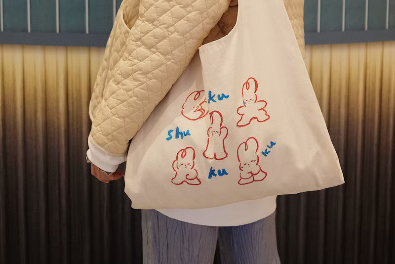 Tied String Knotted Tote Bag