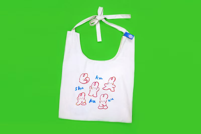 Tied String Knotted Tote Bag